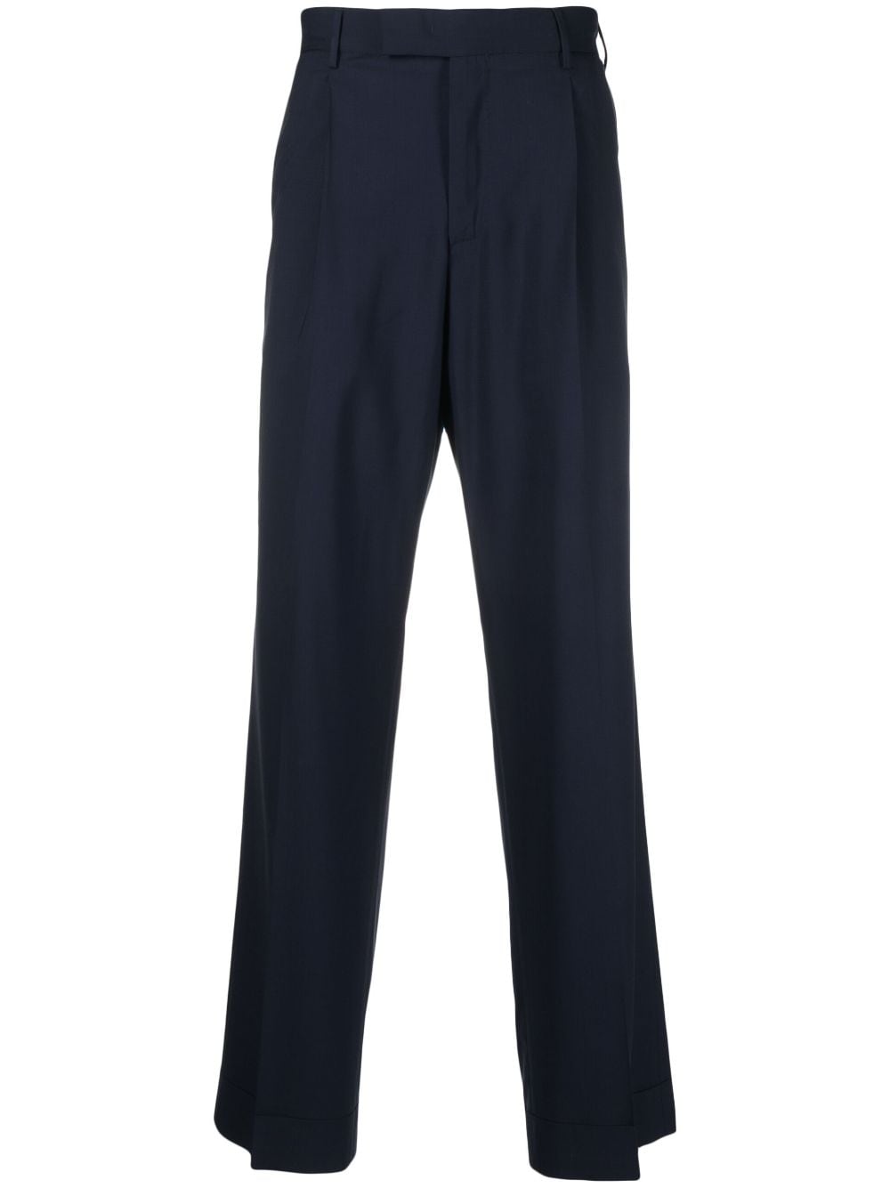 PT Torino straight-leg wool tailored trousers - Blue von PT Torino