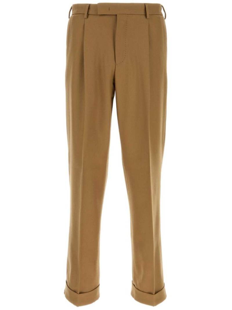 PT Torino turn-up hem trousers - Brown von PT Torino