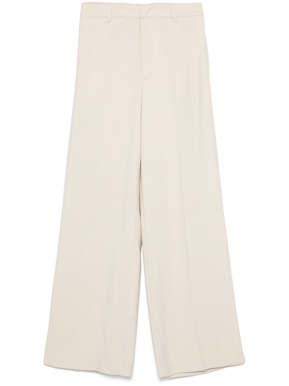 PT Torino twill palazzo pants - Neutrals von PT Torino