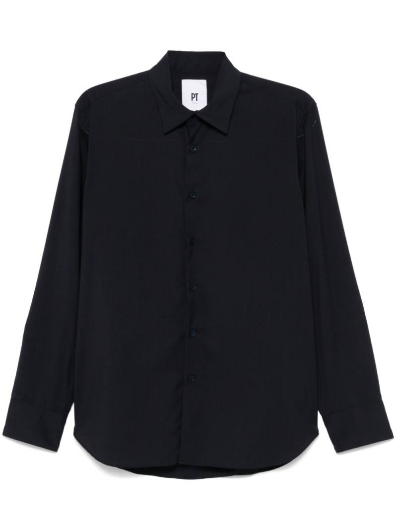 PT Torino virgin wool shirt - Blue von PT Torino