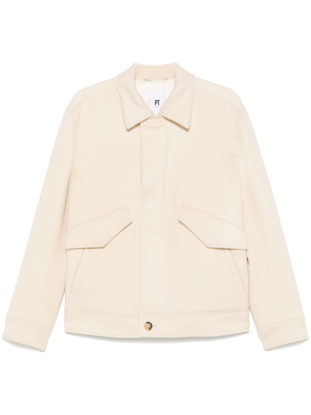 PT Torino zip-up jacket - Neutrals von PT Torino