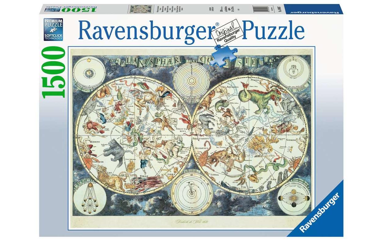 Ravensburger Puzzle »Weltkarte mit fantastischen Tierwesen« von Ravensburger