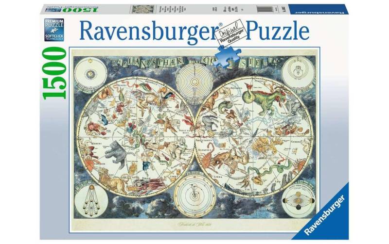 Ravensburger Puzzle »Weltkarte mit fantastischen Tierwesen« von Ravensburger