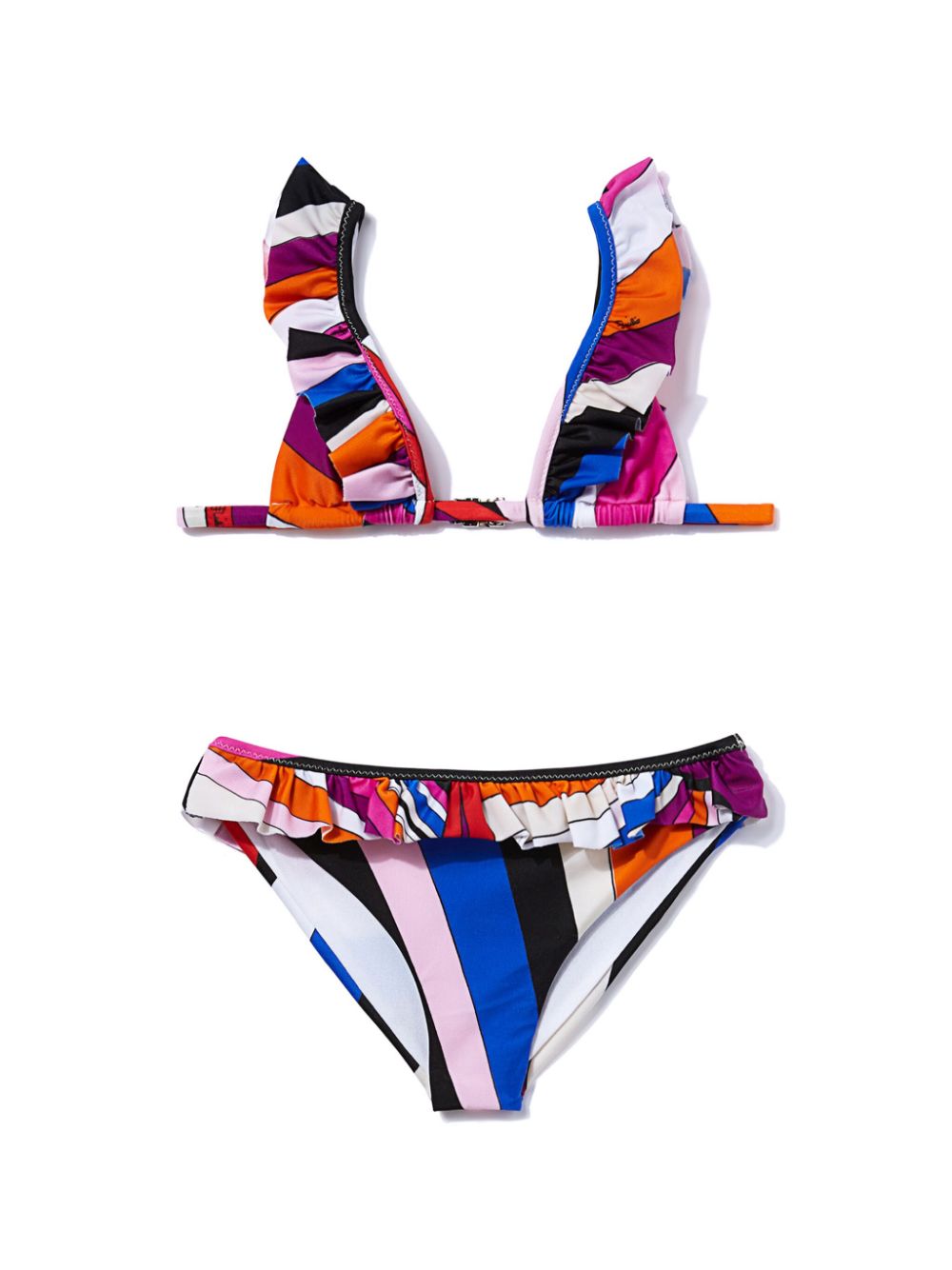 PUCCI Junior Iride-print bikini - Blue von PUCCI Junior