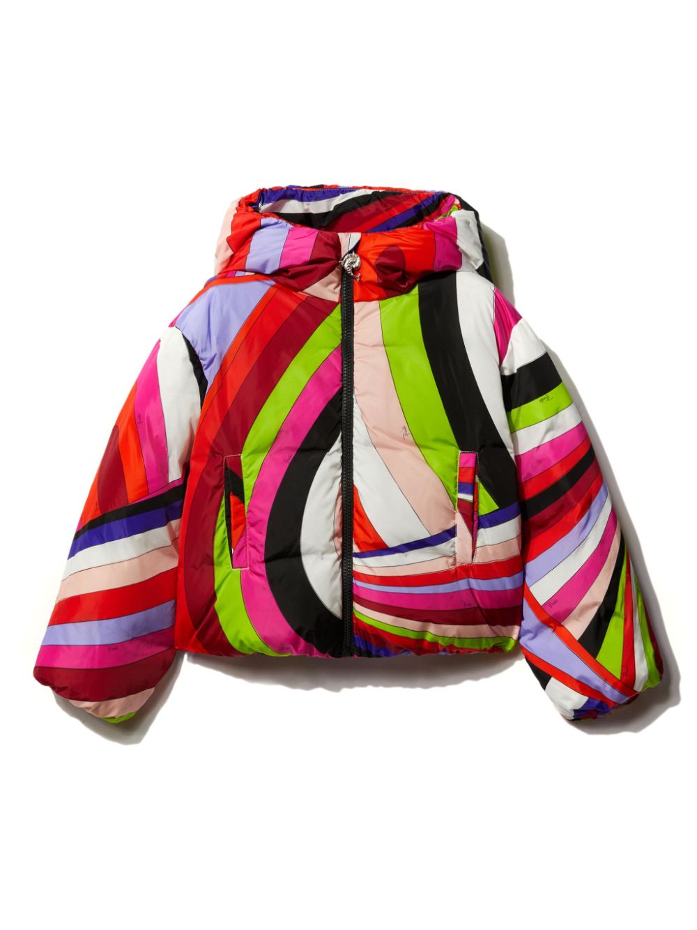 PUCCI Junior Iride-print puffer jacket - Multicolour von PUCCI Junior