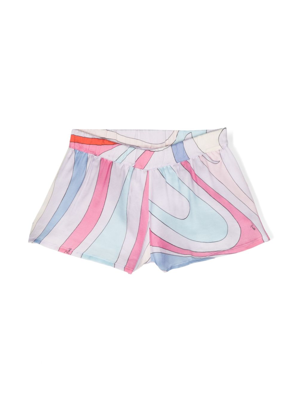 PUCCI Junior Iride-print shorts - Purple von PUCCI Junior