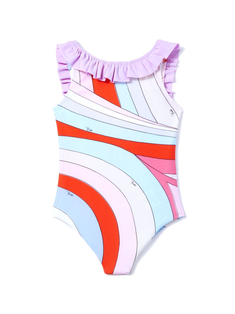 PUCCI Junior Iride-print swimsuit - Purple von PUCCI Junior