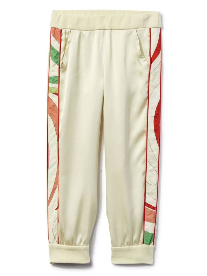 PUCCI Junior Iride-print trousers - Neutrals von PUCCI Junior