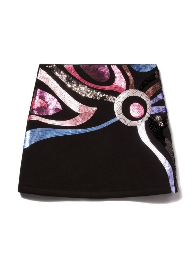 PUCCI Junior Marmo-embellished skirt - Black von PUCCI Junior