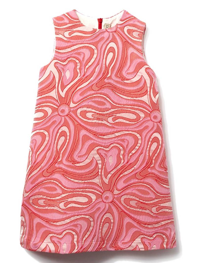 PUCCI Junior Marmo-jacquard sleeveless dress - Pink von PUCCI Junior