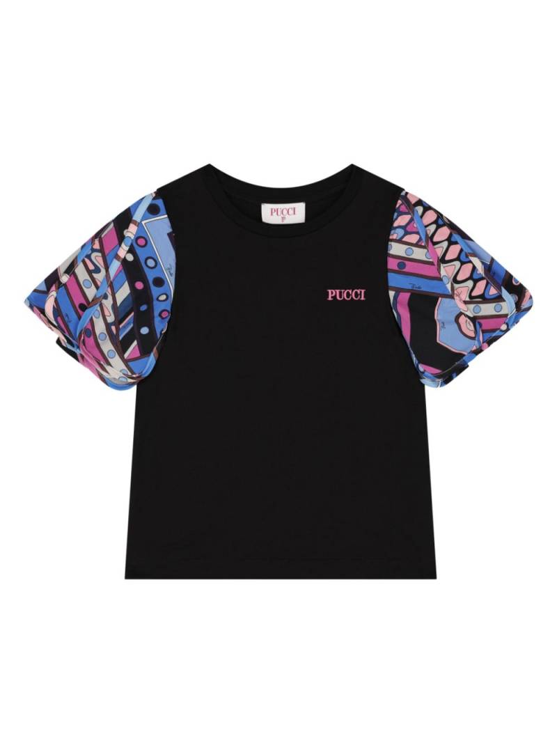 PUCCI Junior Vivara T-shirt - Black von PUCCI Junior