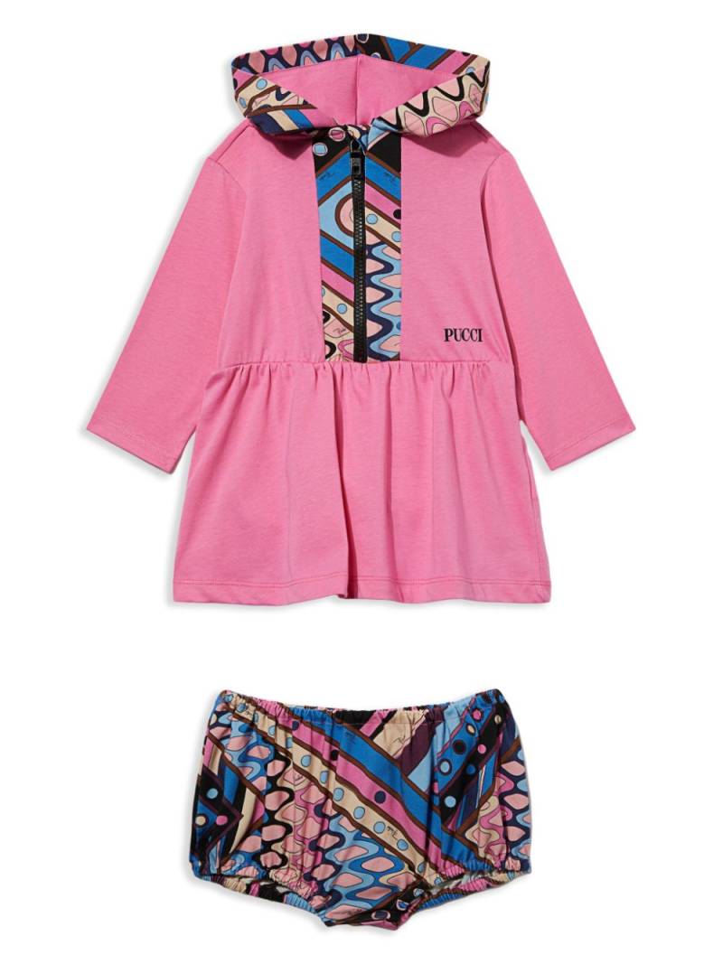 PUCCI Junior Vivara-print dress set - Pink von PUCCI Junior