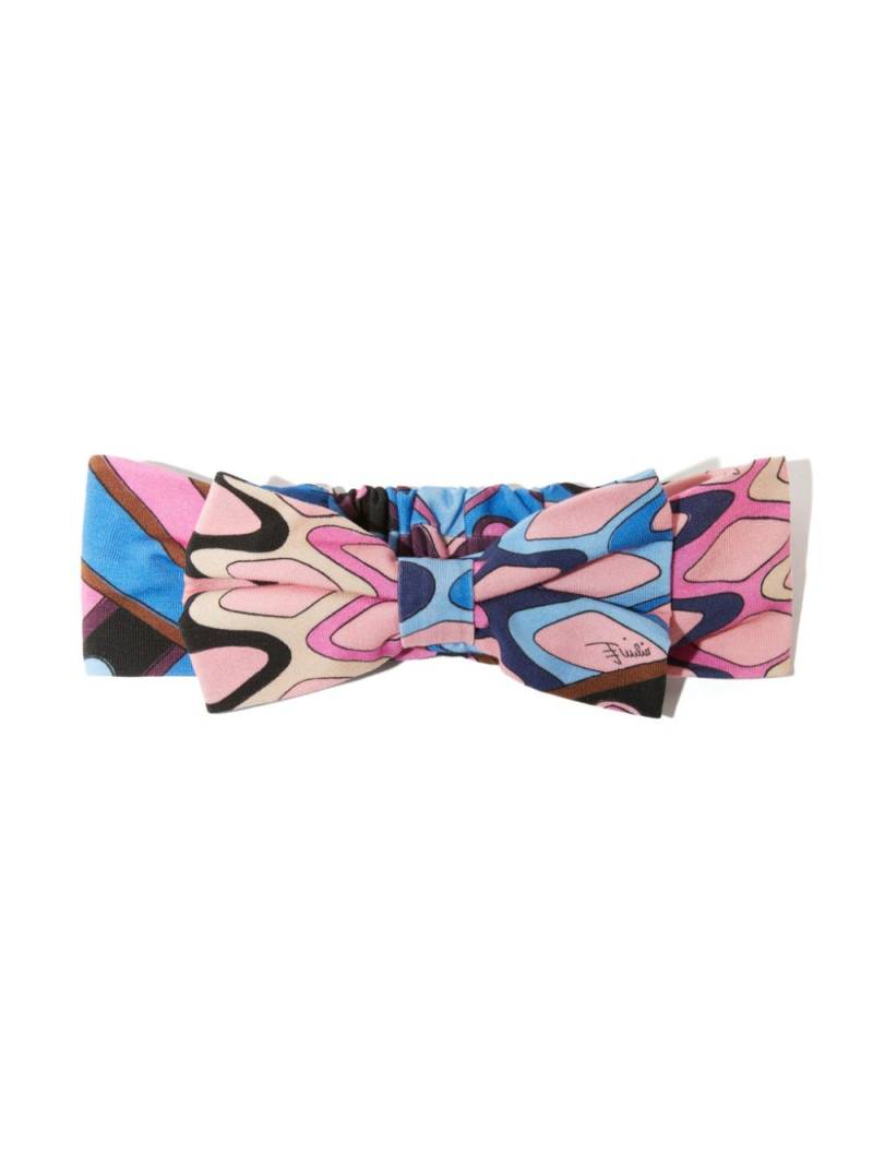 PUCCI Junior Vivara-print headband - Pink von PUCCI Junior