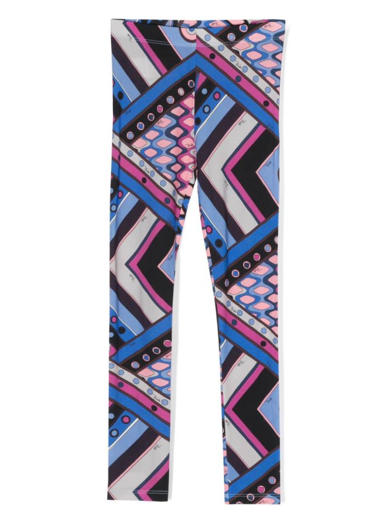 PUCCI Junior Vivara-print leggings - Pink von PUCCI Junior