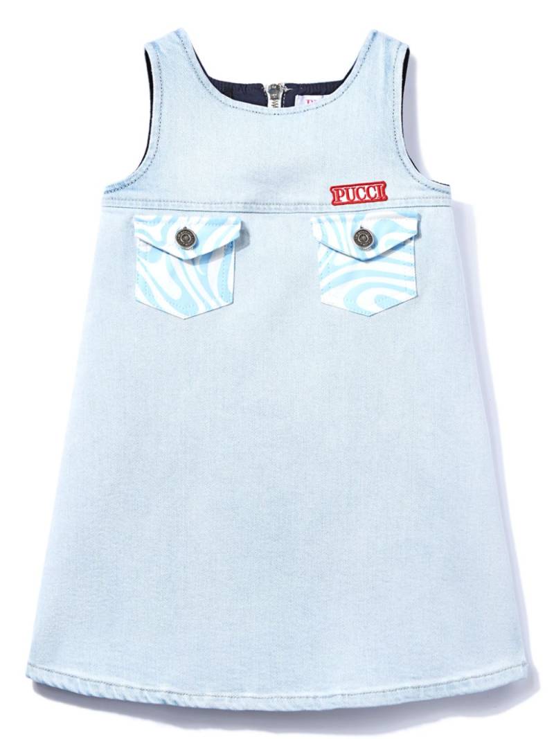 PUCCI Junior denim dress - Blue von PUCCI Junior