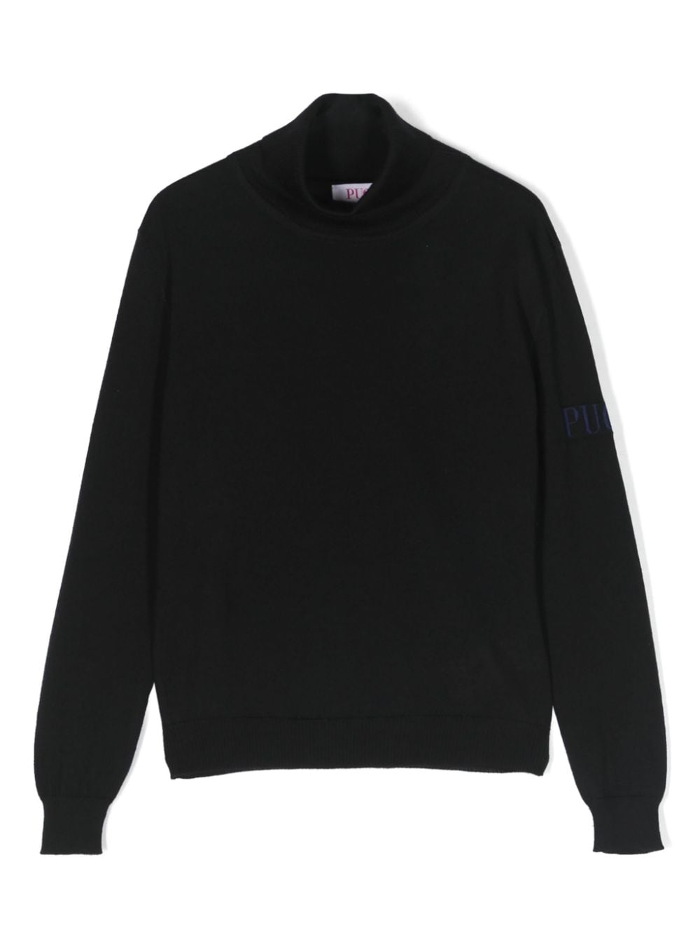 PUCCI Junior logo-embroidered wool jumper - Black von PUCCI Junior