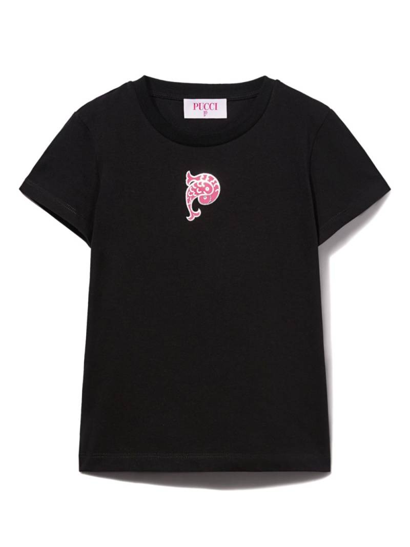 PUCCI Junior logo-print T-shirt - Black von PUCCI Junior