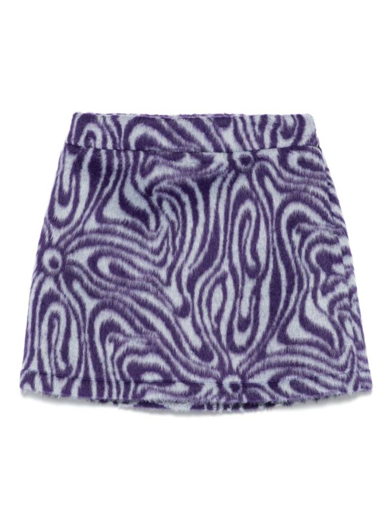 PUCCI Junior swirl-pattern skirt - Purple von PUCCI Junior