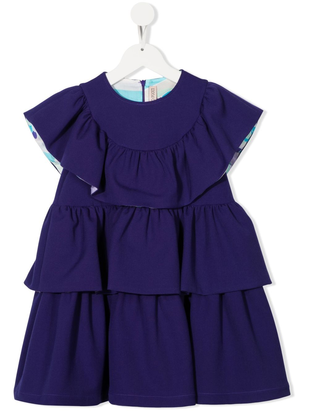 PUCCI Junior tiered mini dress - Purple von PUCCI Junior