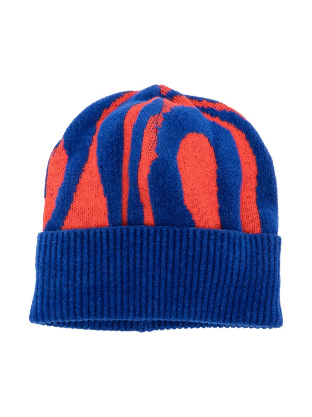 PUCCI Junior two-tone patterned-jacquard beanie - Blue von PUCCI Junior