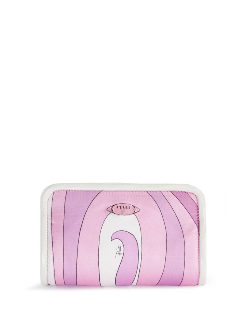 PUCCI Binding Marmo-print clutch bag - White von PUCCI