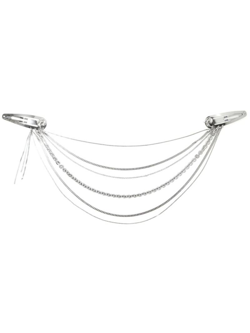 PUCCI Crush hair clip - Silver von PUCCI