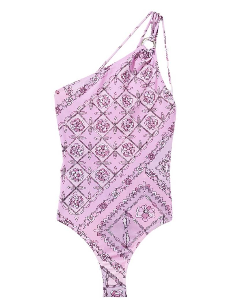 PUCCI Festa-print swimsuit - Pink von PUCCI