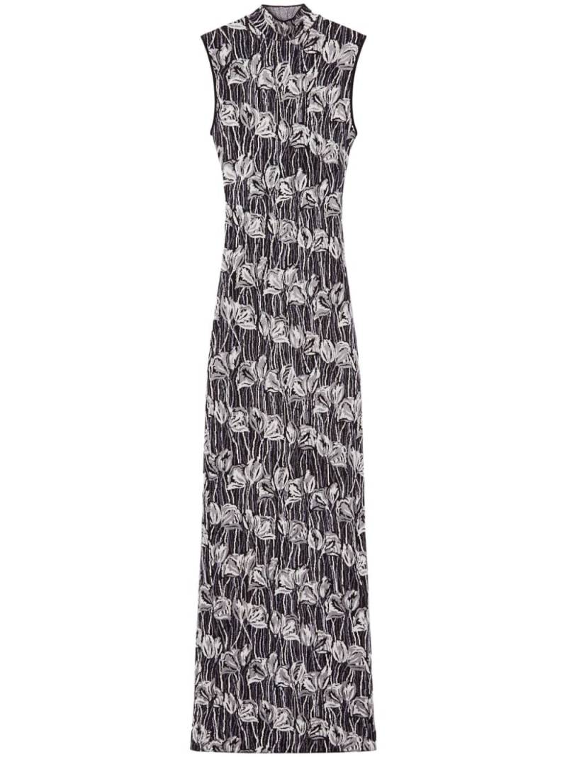 PUCCI Fiori Di Loto-jacquard dress - Grey von PUCCI