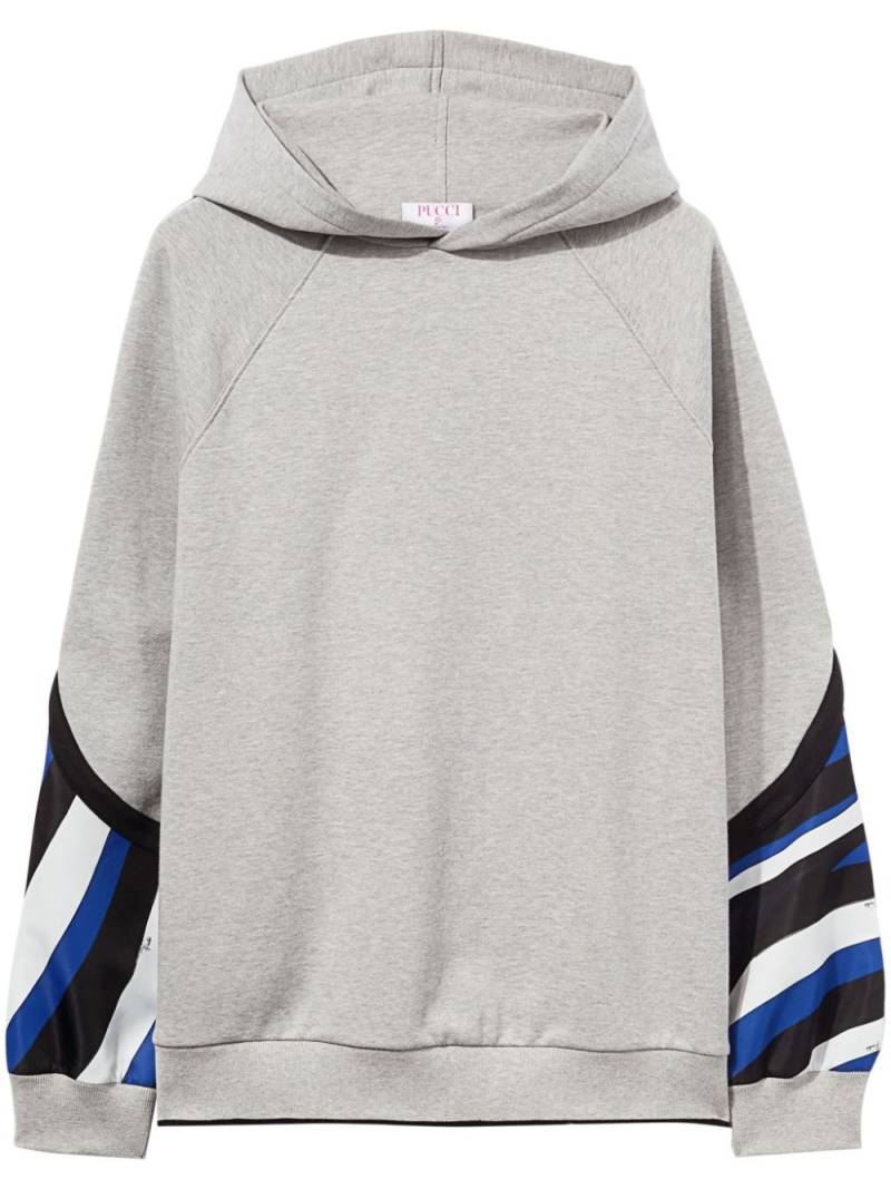 PUCCI Iride-Print hoodie - Grey von PUCCI