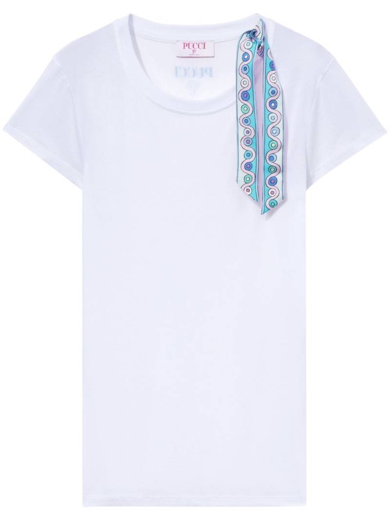 PUCCI Iride-print cotton T-shirt - White von PUCCI