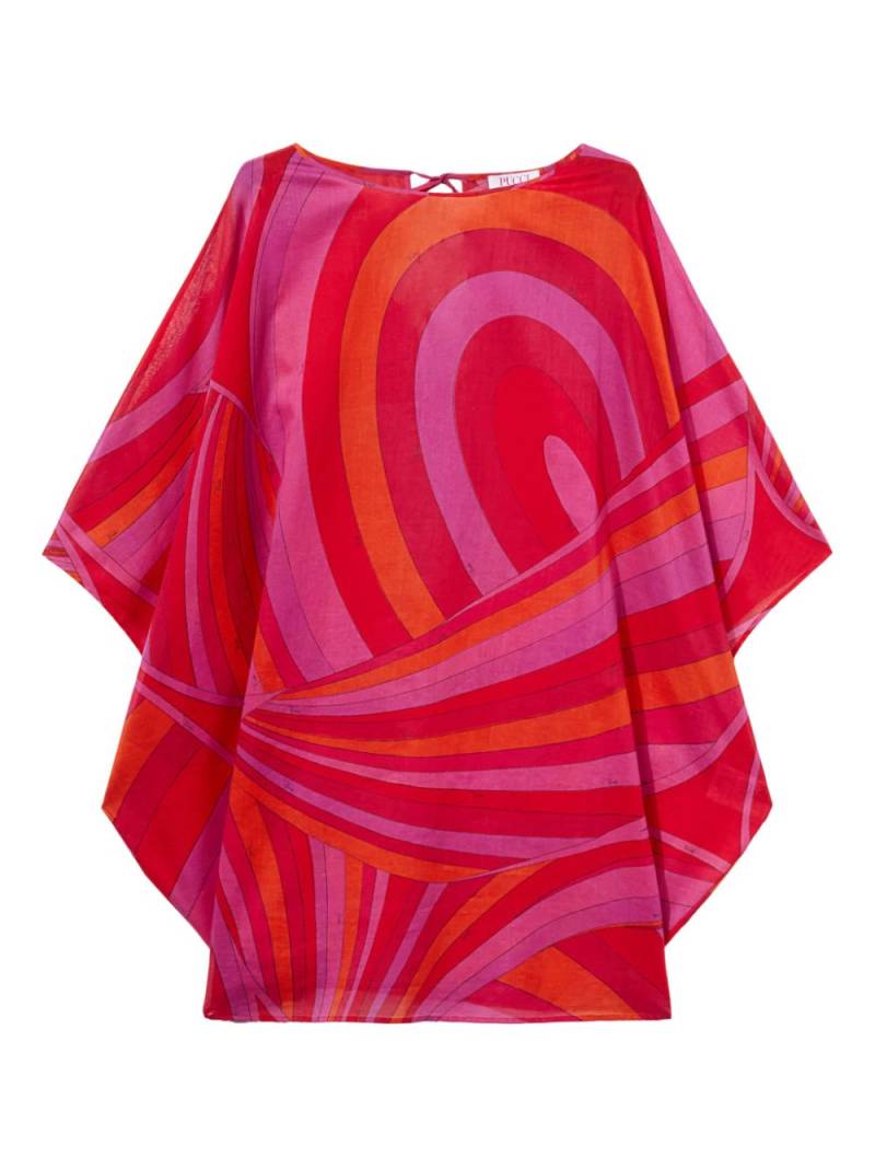 PUCCI Iride-print kaftan - Pink von PUCCI