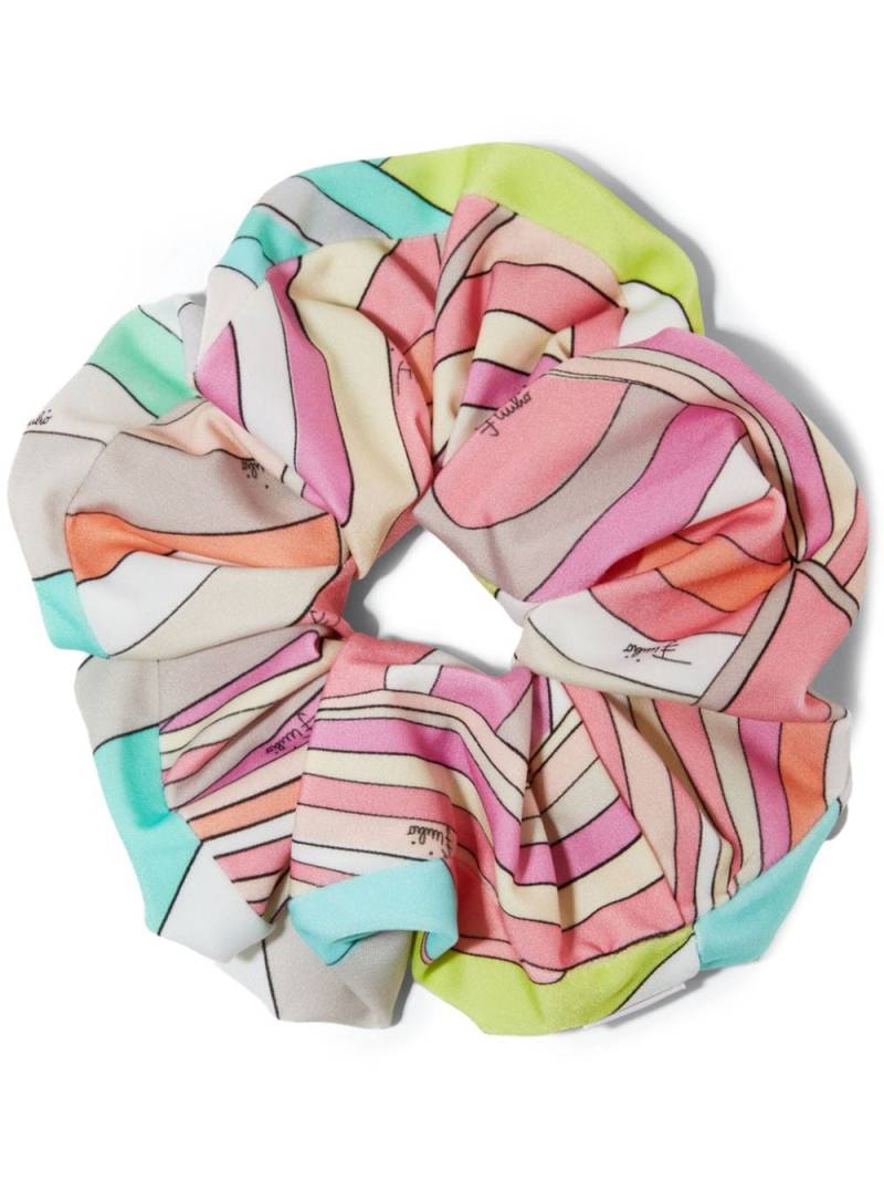 PUCCI Iride-print scrunchie - Pink von PUCCI