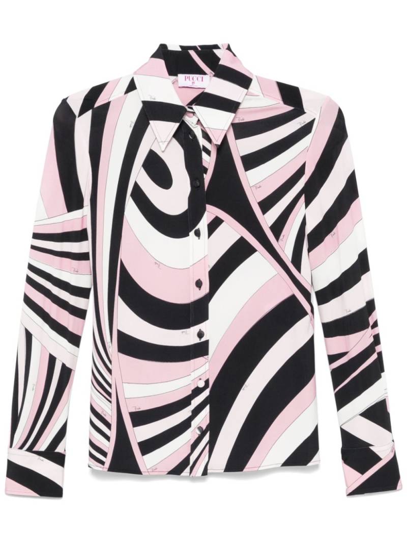 PUCCI Iride-print shirt - Pink von PUCCI