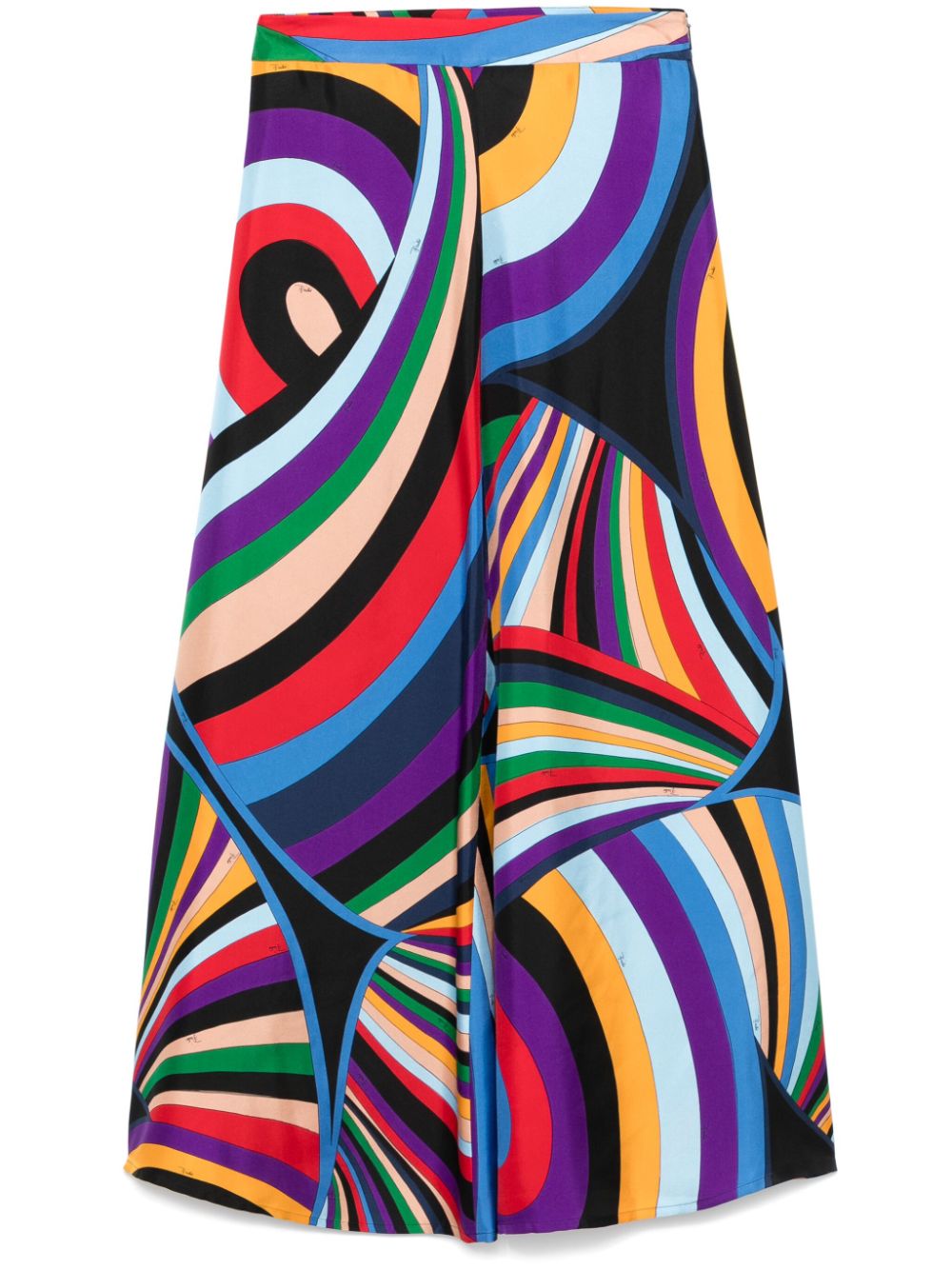 PUCCI Iride-print trousers - Black von PUCCI