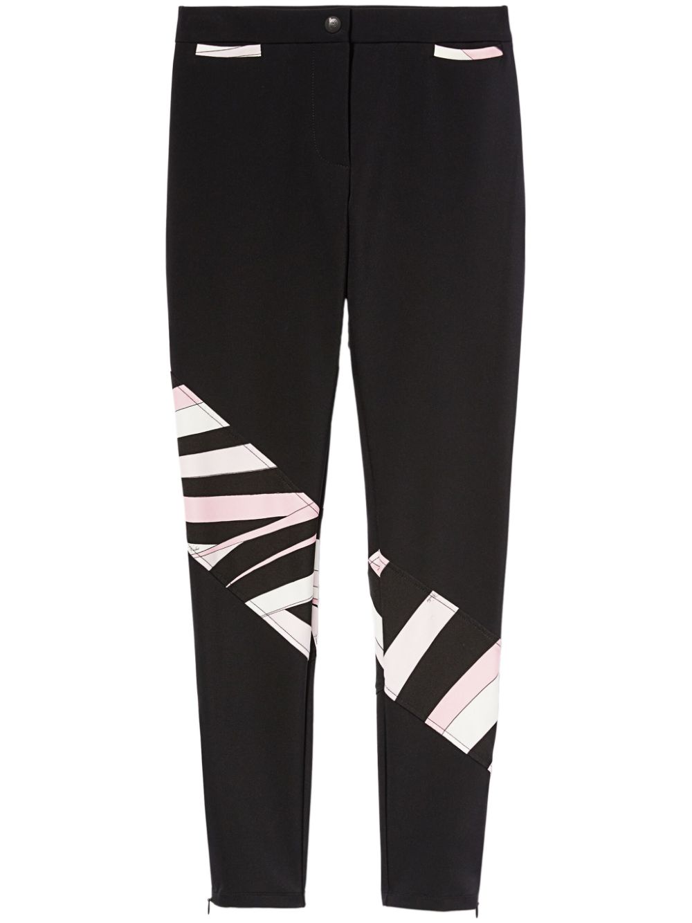 PUCCI Iride-print trousers - Black von PUCCI