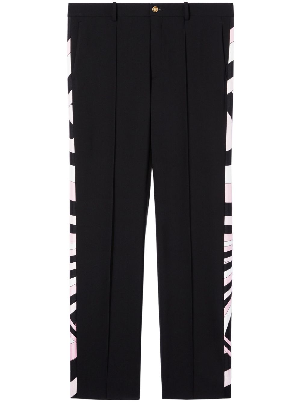 PUCCI Iride-print trousers - Black von PUCCI