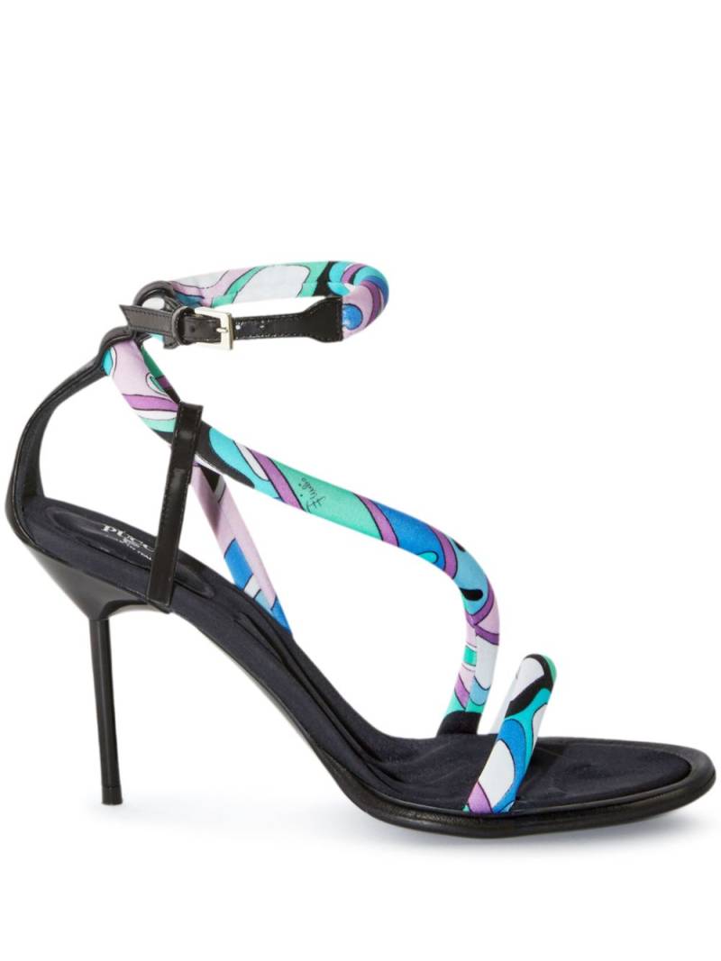 PUCCI Lee 110mm stiletto-heel sandals - Blue von PUCCI