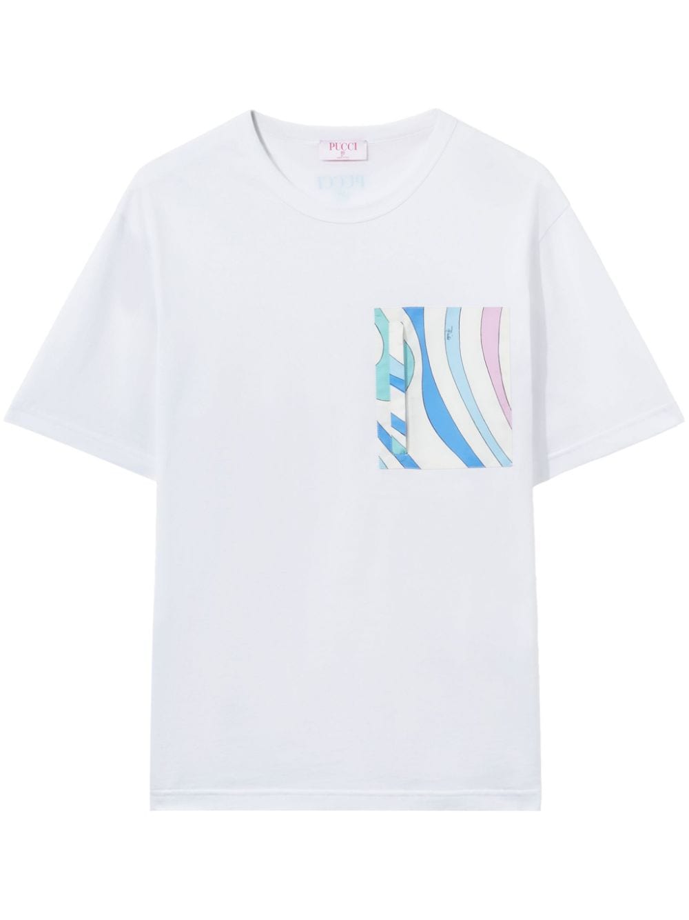 PUCCI Marmo-print cotton T-shirt - White von PUCCI