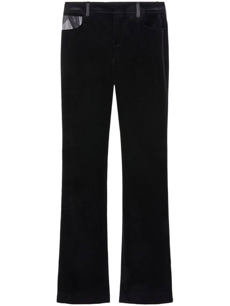 PUCCI Marmo-print straight-leg jeans - Black von PUCCI