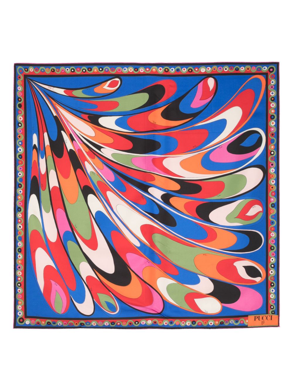 PUCCI Onde silk scarf - Pink von PUCCI