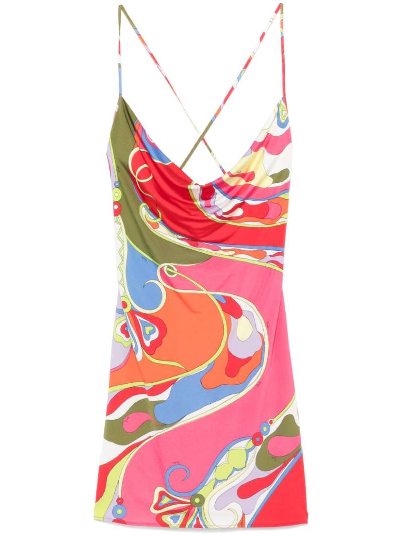 PUCCI Orchidee-print dress - Pink von PUCCI