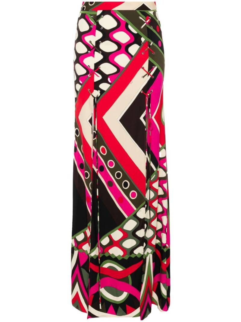 PUCCI Vivara-print maxi skirt - Neutrals von PUCCI