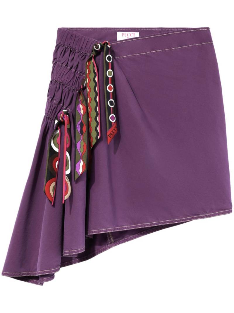 PUCCI Vivara print miniskirt - Purple von PUCCI