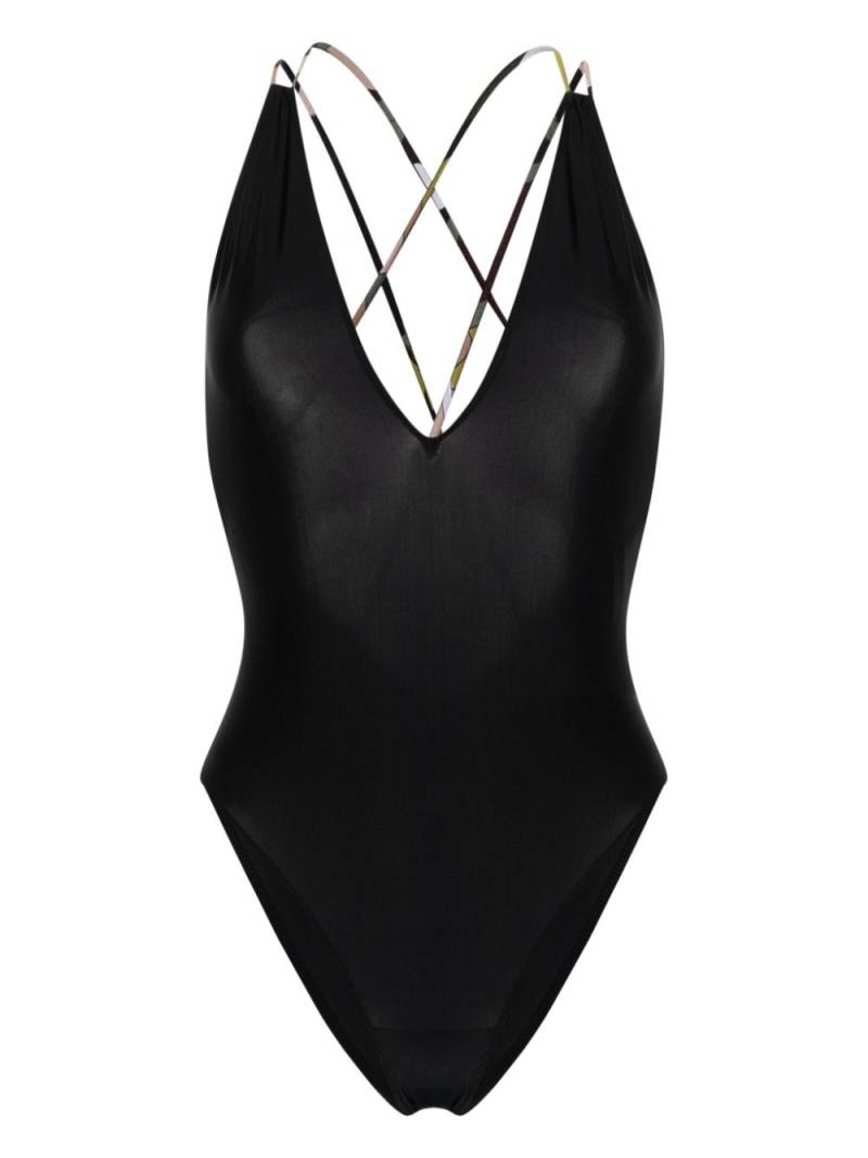 PUCCI Vivara-print swimsuit - Black von PUCCI