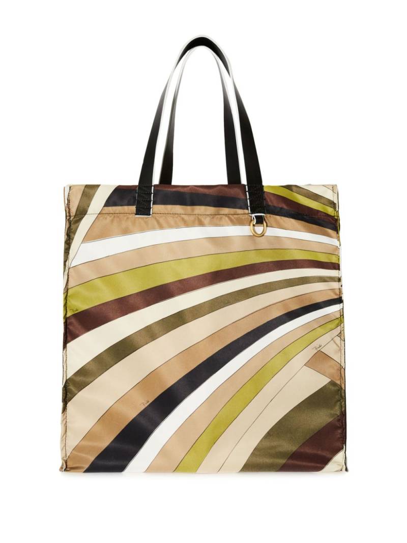 PUCCI Yummy Iride-print tote bag - Brown von PUCCI