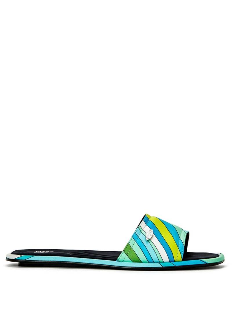 PUCCI Yummy multicolour sandals - Blue von PUCCI