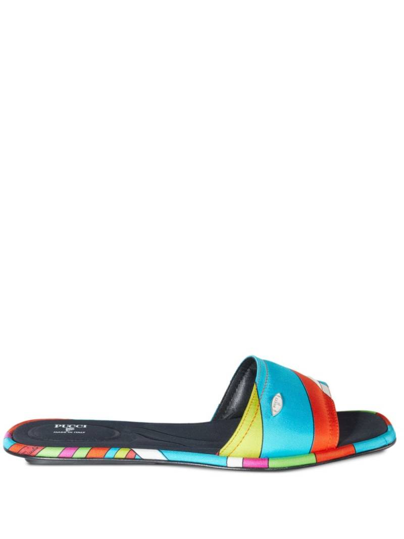 PUCCI Yummy multicolour sandals - Blue von PUCCI