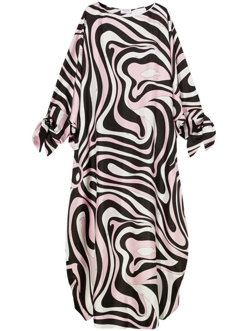 PUCCI abstract-pattern print maxi dress - Black von PUCCI