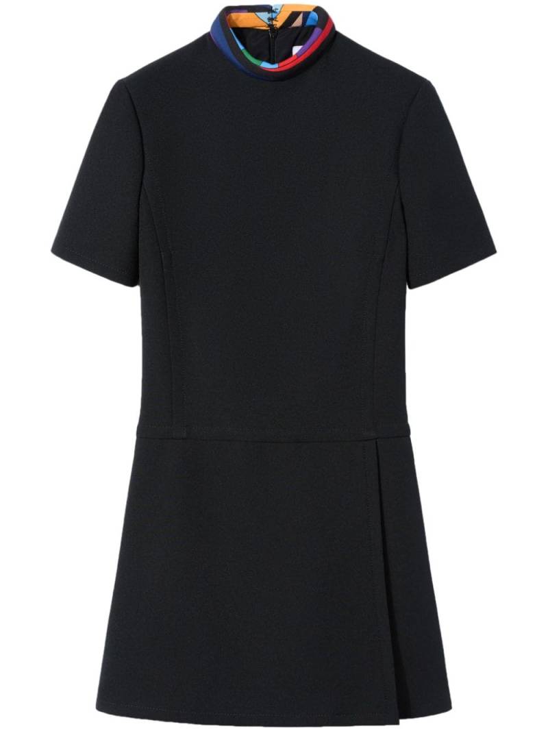 PUCCI cady-texture mini dress - Black von PUCCI