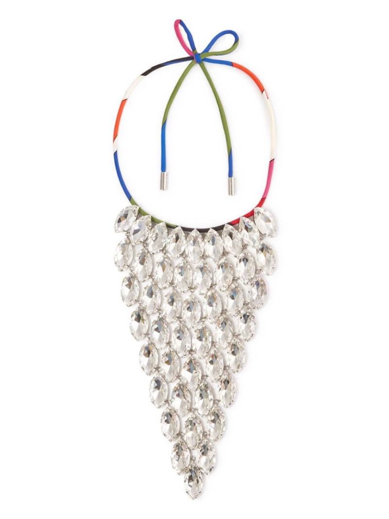 PUCCI crystal-embellished necklace - Silver von PUCCI